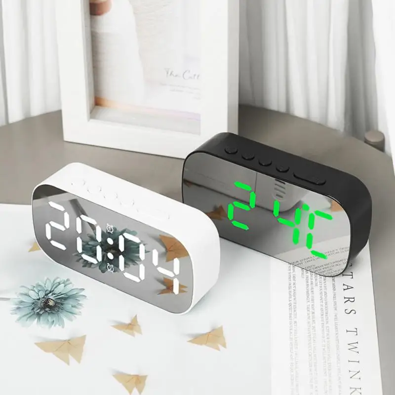 LED Mirror Table Clock Digital Alarm Thermometer Perpetual Calendar Month Display Time Desktop Electronic Table Clocks Desktop
LED Mirror Table Clock Digital Alarm Thermometer Perpetual Calendar Month Display Time Desktop Electronic Table Clocks Desktop