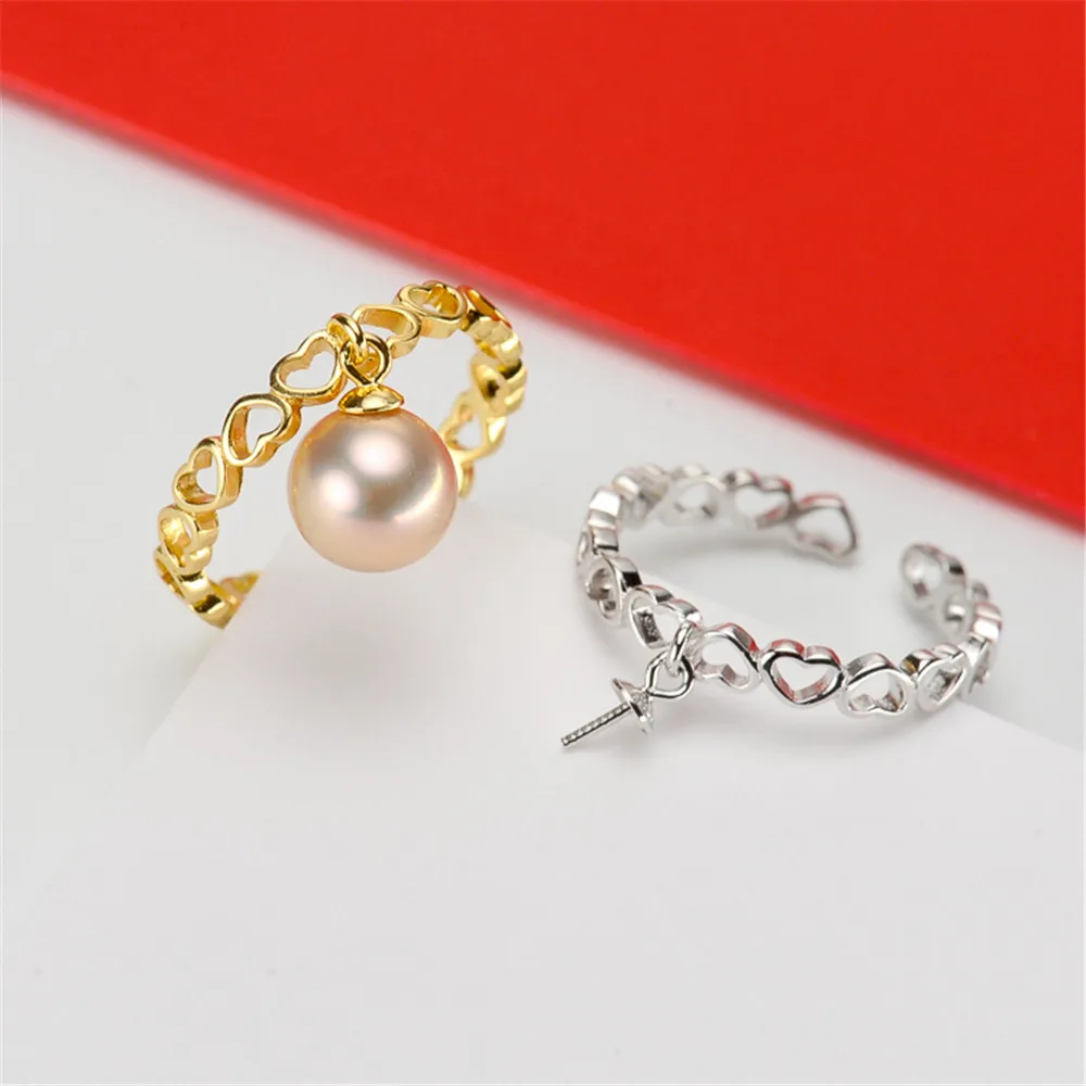 S925 Sterling Silver Adjustable Pearl Ring Settings Blank/Base For Diy Gold Silver Rings Jewelry Making Accessory No Pearl
S925 Sterling Silver Adjustable Pearl Ring Settings Blank/Base For Diy Gold Silver Rings Jewelry Making Accessory No Pearl