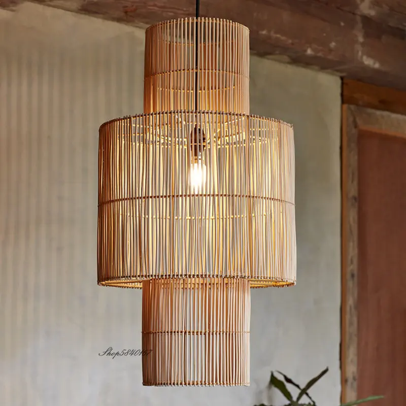Vintage Rattan Pendant Light Hand-woven Process Chandelier Living Room Dining Room Study Chinese Style Homestay Decorative Lamp
Vintage Rattan Pendant Light Hand-woven Process Chandelier Living Room Dining Room Study Chinese Style Homestay Decorative Lamp