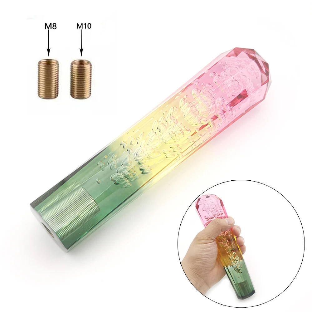 20cm For Universal Diamond Shape Bubble Crystal Gear Shift Knob Car Gear Shift Knob Pen Lever Stick Adapter Manual Transmission
20cm For Universal Diamond Shape Bubble Crystal Gear Shift Knob Car Gear Shift Knob Pen Lever Stick Adapter Manual Transmission