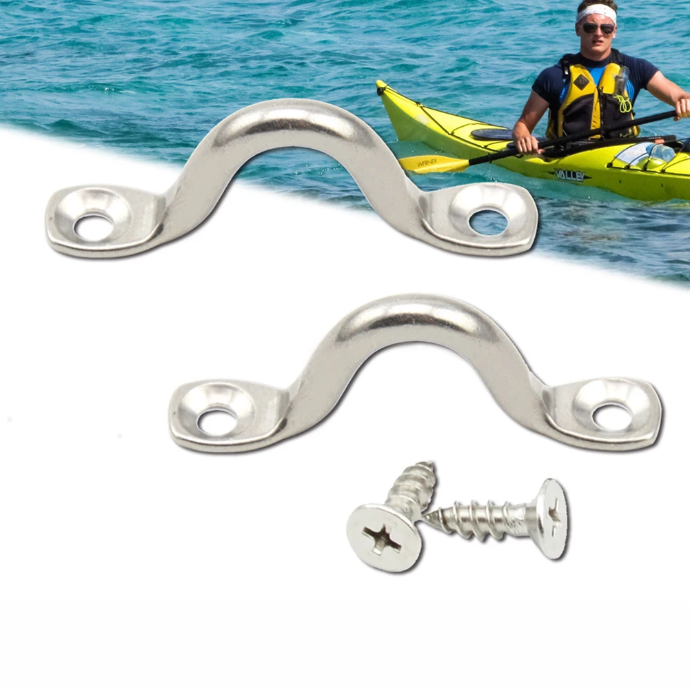 10pcs/set Stainless Steel 316 Bimini Boat Top PAD EYE Straps Tie Down Kayak Deck Loops Tie Down Anchor Point Marine Hardware New
10pcs/set Stainless Steel 316 Bimini Boat Top PAD EYE Straps Tie Down Kayak Deck Loops Tie Down Anchor Point Marine Hardware New