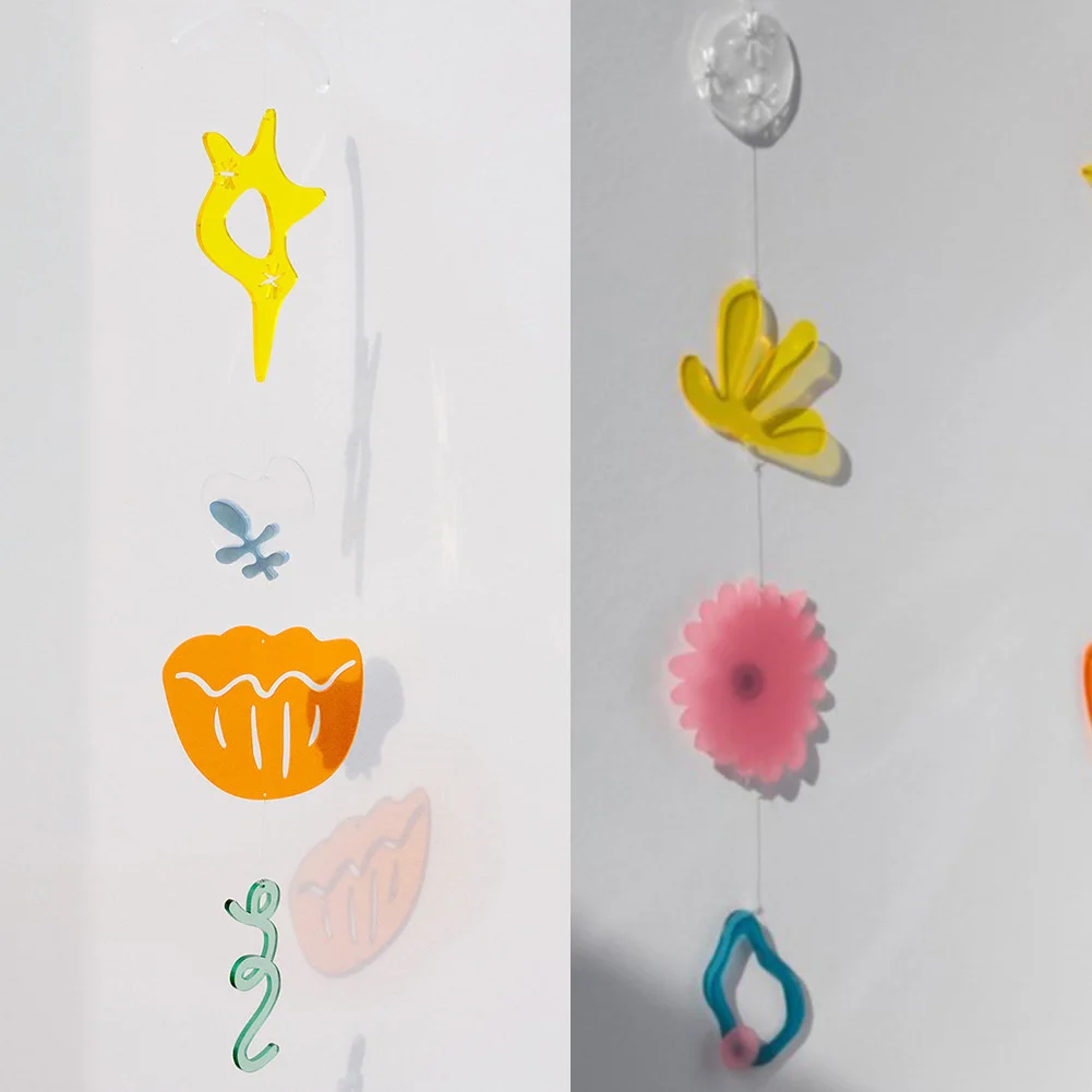 Acrylic Piece Wind Chime Colorful Cute Pendant Geometric Hanging Decor For Outdoor Window Garden Hanging Home Decor
Acrylic Piece Wind Chime Colorful Cute Pendant Geometric Hanging Decor For Outdoor Window Garden Hanging Home Decor