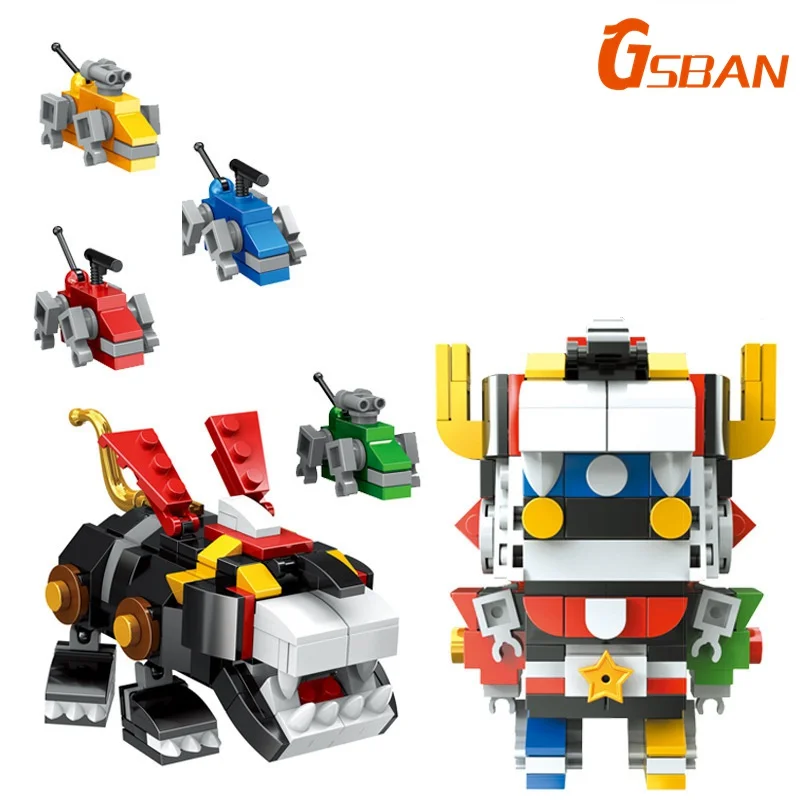 GSBAN Ideas Technical Robot Voltroned 21311 Paladins Mech Anime Figures Brickheadz Building Blocks Toys For Children
GSBAN Ideas Technical Robot Voltroned 21311 Paladins Mech Anime Figures Brickheadz Building Blocks Toys For Children