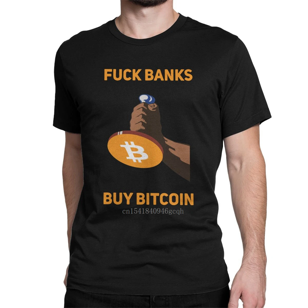 Men Banks Buy Bitcoin Crypto Cryptocurrency T Shirt Satoshi Nakamoto 100% Cotton Clothes Casual Round Neck Tees Classic T-Shirt
Men Banks Buy Bitcoin Crypto Cryptocurrency T Shirt Satoshi Nakamoto 100% Cotton Clothes Casual Round Neck Tees Classic T-Shirt