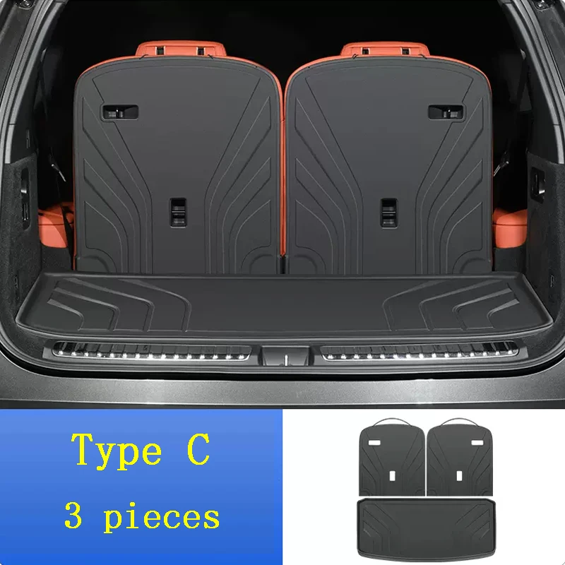 Подкладка для багажника Li Lixiang L9 2022 2023, коврик для багажника из ТПЭ, напольный поднос, подкладка для спинки заднего сиденья, аксессуары 
Подкладка для багажника Li Lixiang L9 2022 2023, коврик для багажника из ТПЭ, напольный поднос, подкладка для спинки заднего сиденья, аксессуары