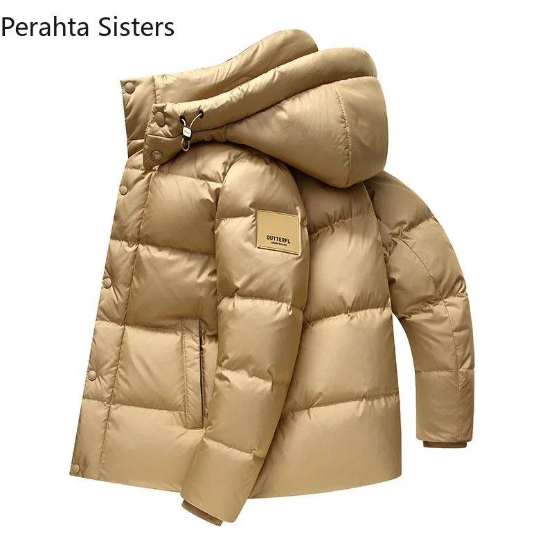 Quality Brand Designer High 85% White Duck Jacket Men Fashion Short Style Hooded Bread Down Coats Mens Puffer Cloths
Quality Brand Designer High 85% White Duck Jacket Men Fashion Short Style Hooded Bread Down Coats Mens Puffer Cloths