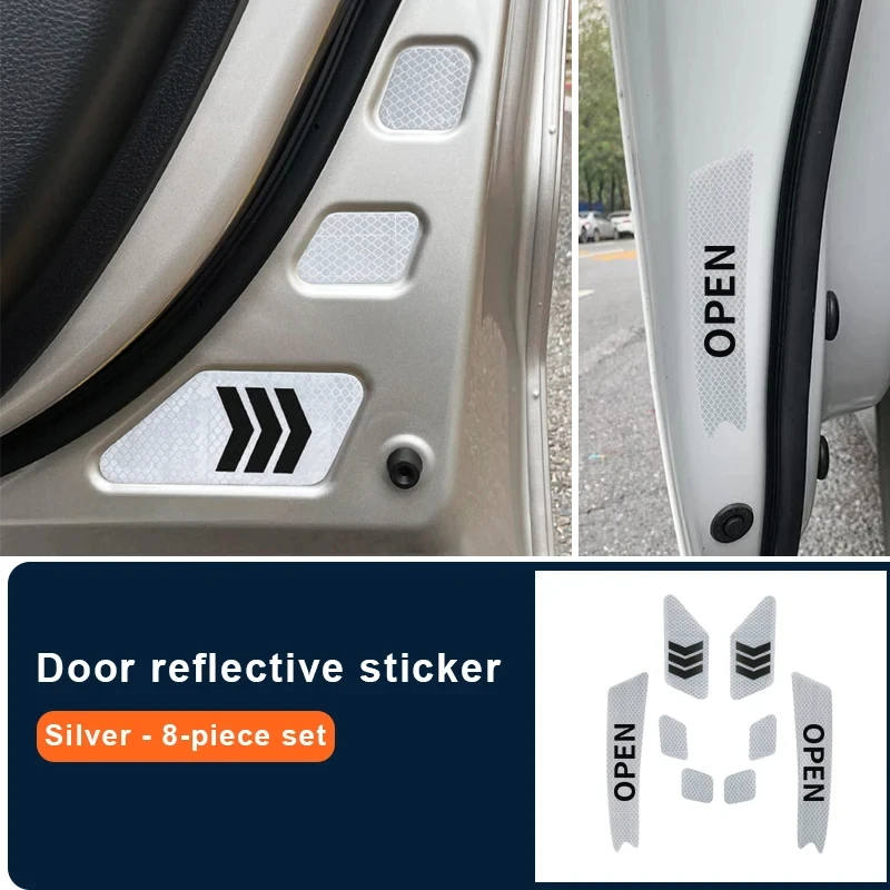 Светоотражающая наклейка на дверь для Toyota Sienna 2021-2024, набор из 8 предметов, безопасная дверь, ярлык, декоративные наклейки, аксессуары
Светоотражающая наклейка на дверь для Toyota Sienna 2021-2024, набор из 8 предметов, безопасная дверь, ярлык, декоративные наклейки, аксессуары