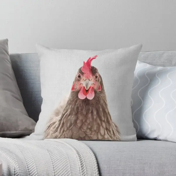 

Chicken Colorful Printing Throw Pillow Cover Soft Sofa Anime Decor Cushion Hotel Waist Bed Fashion Case Pillows not include