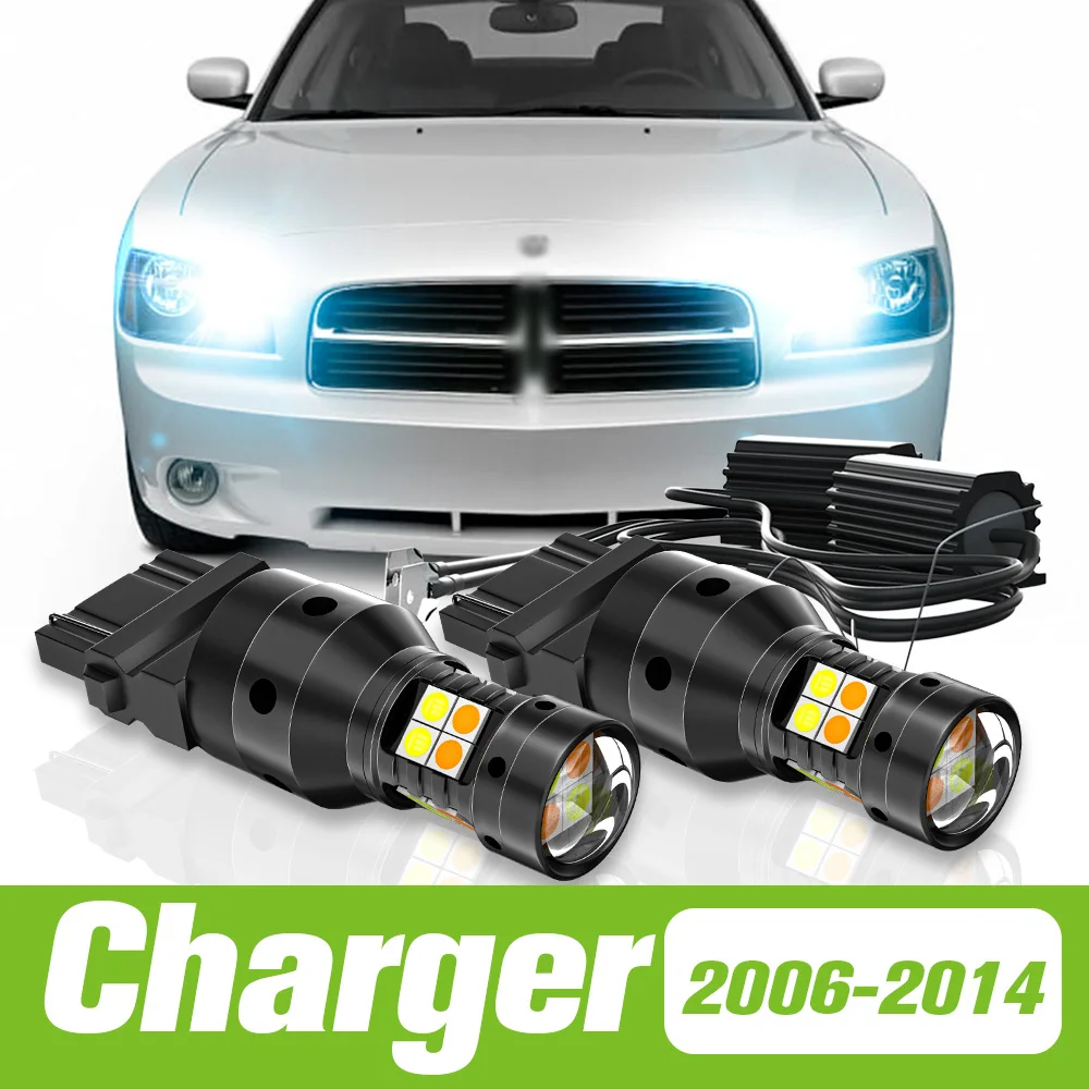 2pcs For Dodge Charger 2006-2014 Dual Mode LED Turn Signal+Daytime Running Light DRL 2007 2008 2009 2010 2011 2012 Accessories
2pcs For Dodge Charger 2006-2014 Dual Mode LED Turn Signal+Daytime Running Light DRL 2007 2008 2009 2010 2011 2012 Accessories