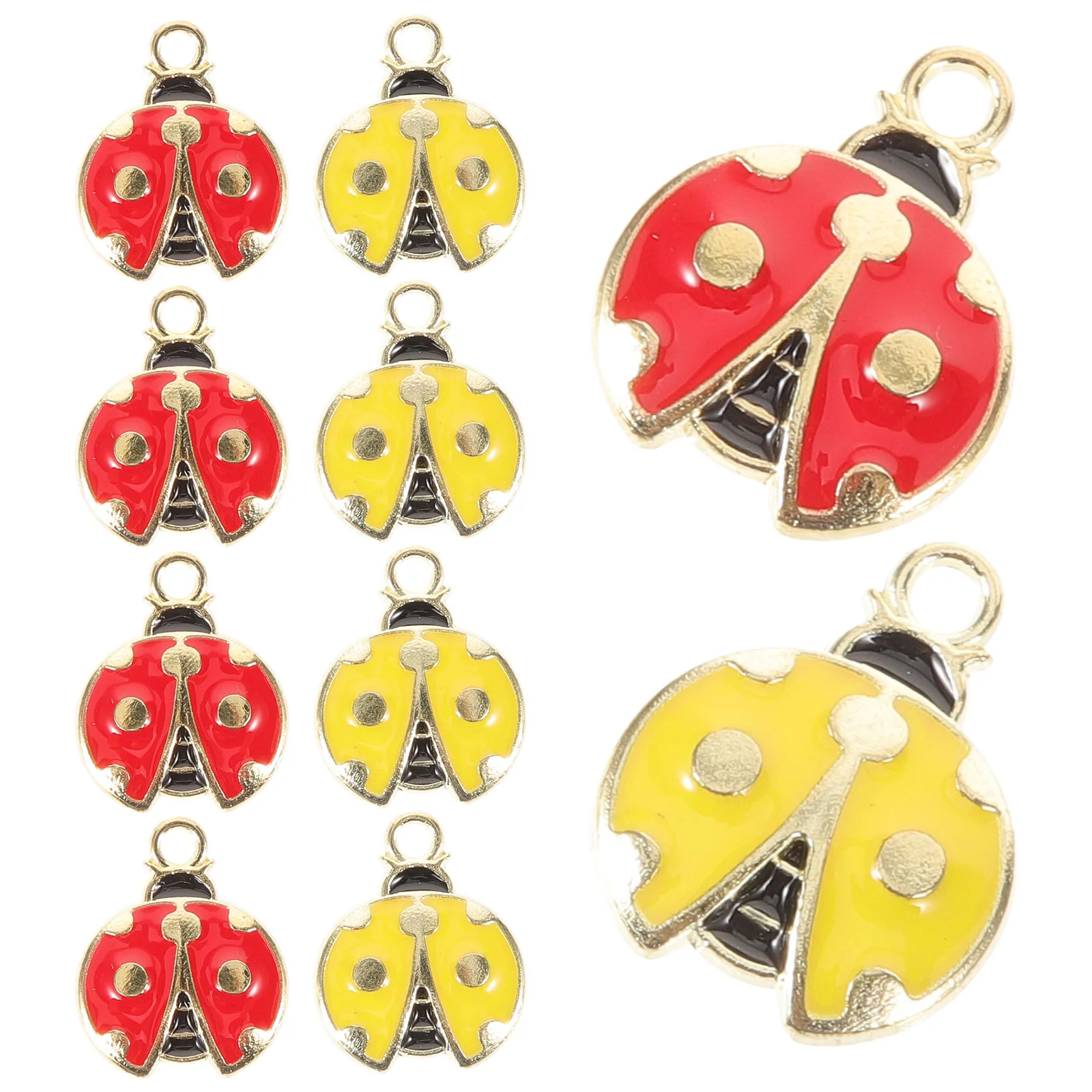 10 Pcs Keychain Accessories Charms Jewelry Making Necklace Bracelet Ladybug DIY Alloy Pendant
10 Pcs Keychain Accessories Charms Jewelry Making Necklace Bracelet Ladybug DIY Alloy Pendant