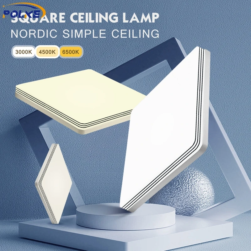 Sideband Simple LED Ceiling Light 18W 24W 36W 48W Modern Indoor Lighting Fixtures AC 110V 220V Nordic Living Room Ceiling Light
Sideband Simple LED Ceiling Light 18W 24W 36W 48W Modern Indoor Lighting Fixtures AC 110V 220V Nordic Living Room Ceiling Light