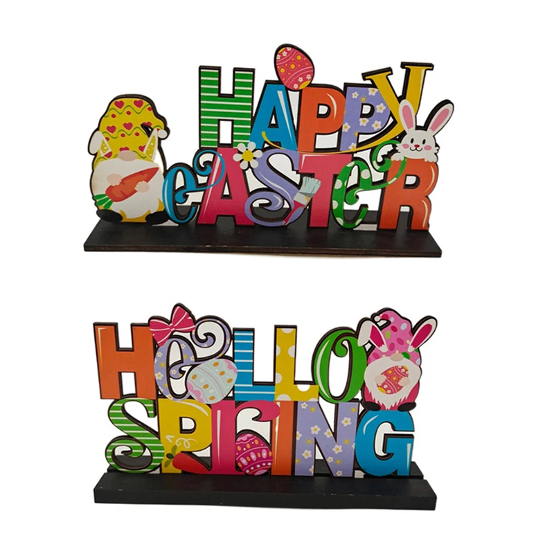 1PC Easter Spring Wooden Ornament Easter Decor For Home Rabbit Eggs Bunny Carrot Party Supplies Faceless Gnome Craft Kids Gift
1PC Easter Spring Wooden Ornament Easter Decor For Home Rabbit Eggs Bunny Carrot Party Supplies Faceless Gnome Craft Kids Gift
