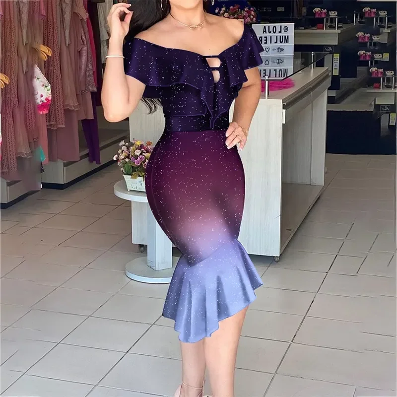 Solid Color Dress 2023 Summer Sexy Short Sleeve V Neck High Waist Tight Fishtail Hem Womens Dresses Plus Size Clothing
Solid Color Dress 2023 Summer Sexy Short Sleeve V Neck High Waist Tight Fishtail Hem Womens Dresses Plus Size Clothing