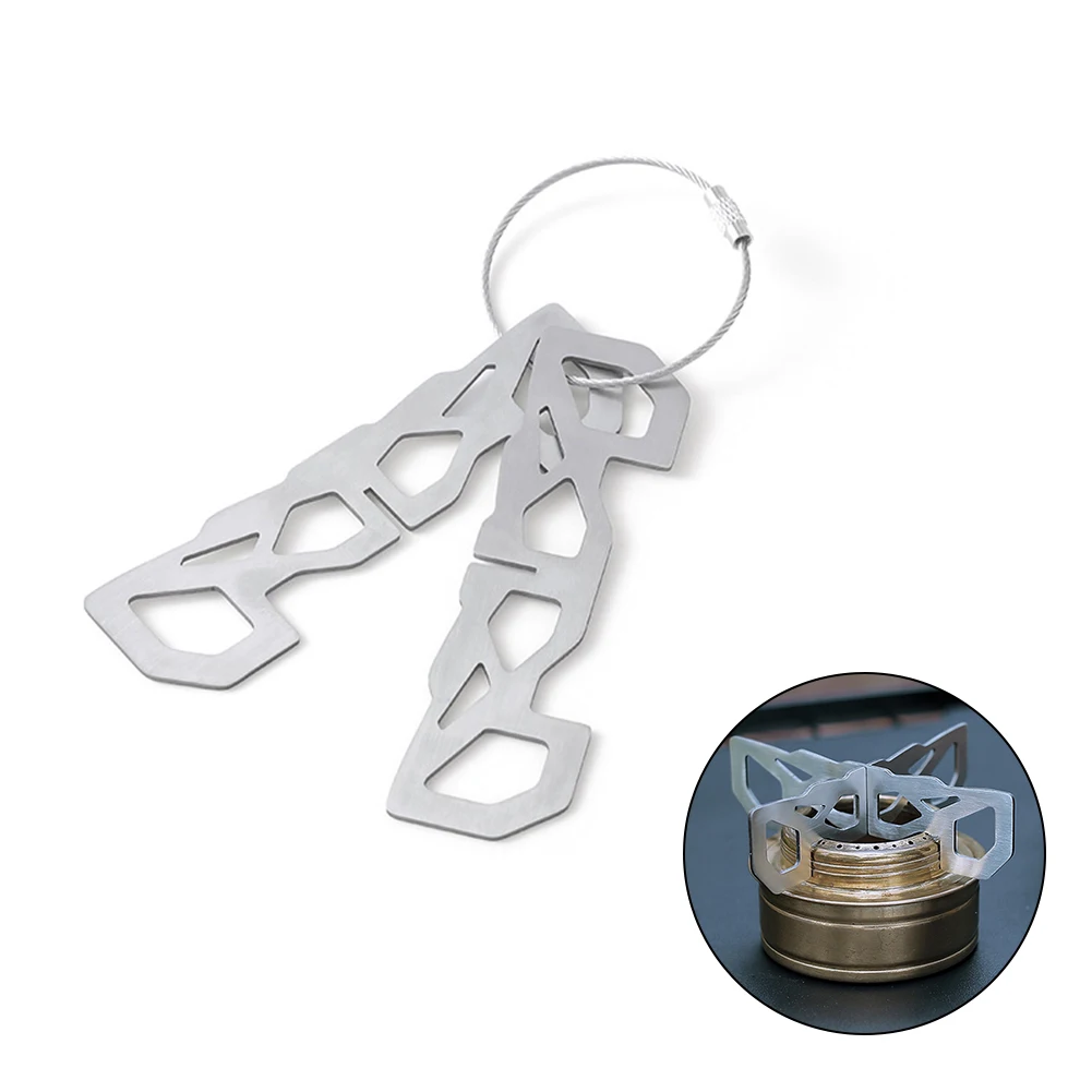 Outdoor Camping Alcohol Stove Cross Bracket Pot Burner Stainless Steel Holder Cookware Stove Bracket Stove Rack Support Stand
Outdoor Camping Alcohol Stove Cross Bracket Pot Burner Stainless Steel Holder Cookware Stove Bracket Stove Rack Support Stand