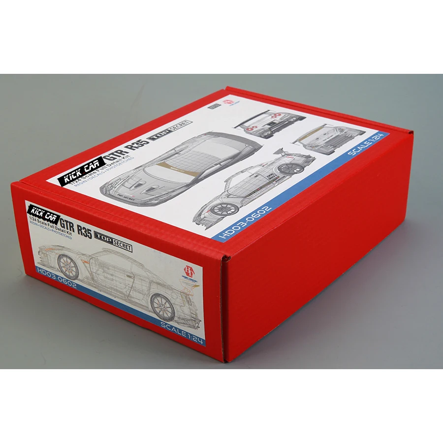 Hobby Design 1/24 GTR R35 TOP SECRET Trans-Kit Hand Made Car Model The Vehicle Suite Set Resin+PE+Decals+Metal HD03-0602
Hobby Design 1/24 GTR R35 TOP SECRET Trans-Kit Hand Made Car Model The Vehicle Suite Set Resin+PE+Decals+Metal HD03-0602