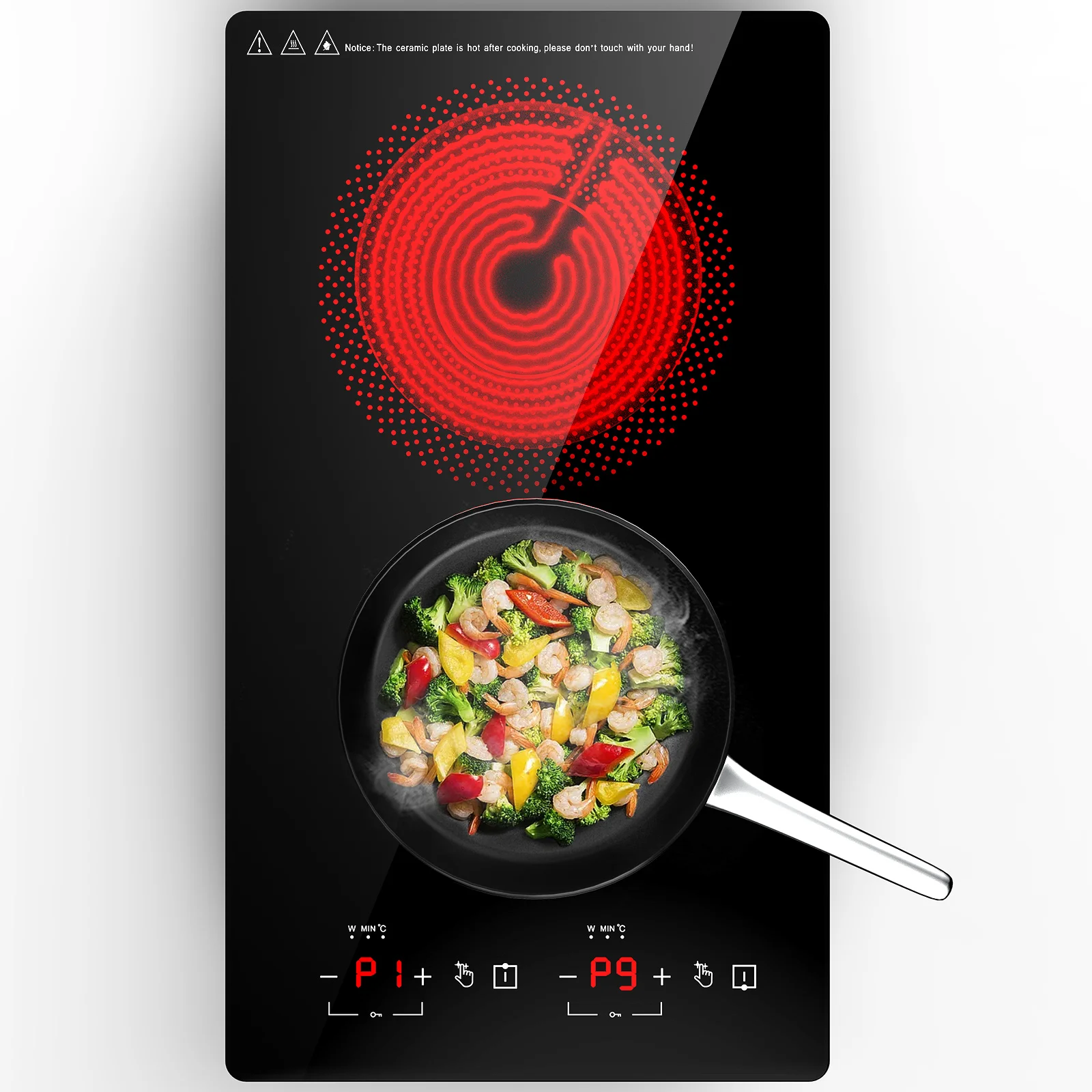 Delivery within 7-10 daysfunction household appliancesCooktop, 120V 12 Inch Electric Stove Hot Plates for Cooking, LED Touch Con
Delivery within 7-10 daysfunction household appliancesCooktop, 120V 12 Inch Electric Stove Hot Plates for Cooking, LED Touch Con