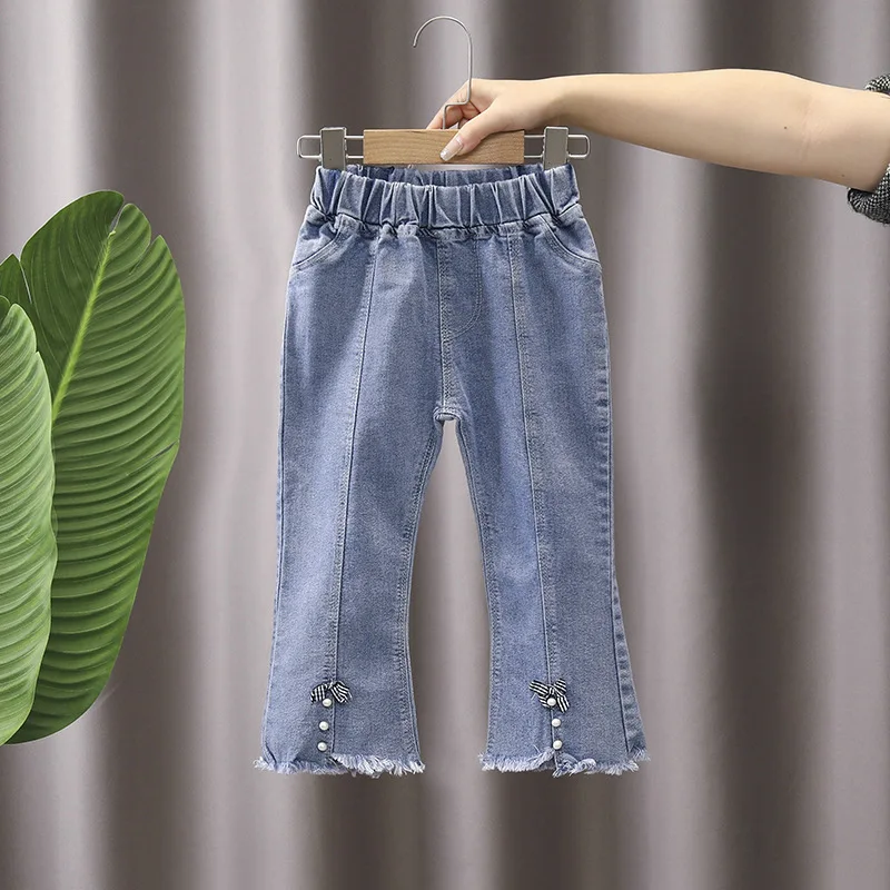 Children Jeans Girls Straight Pants Denim Casual Trousers Spring Kids Clothes 1-7 Years Baby Stretch Elastic Waist Bottoms
Children Jeans Girls Straight Pants Denim Casual Trousers Spring Kids Clothes 1-7 Years Baby Stretch Elastic Waist Bottoms