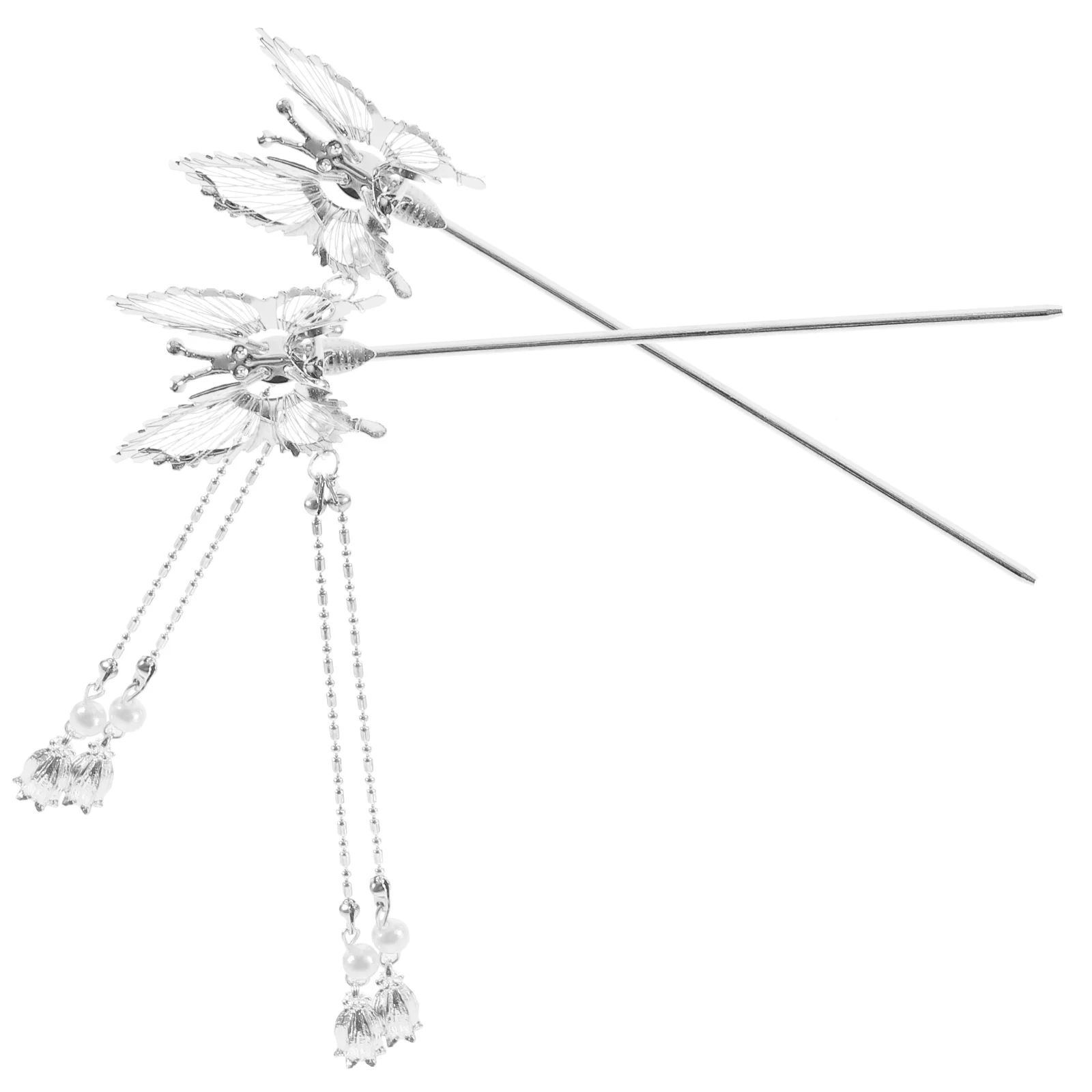 2 Pcs China Vintage Hair Stick Formal Accessories Women Bridal Metal Chopstick Women's Silver Clips
2 Pcs China Vintage Hair Stick Formal Accessories Women Bridal Metal Chopstick Women's Silver Clips