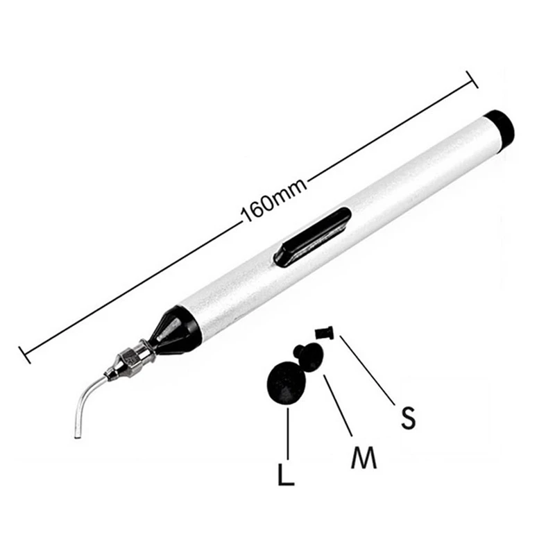 

Ручка для вакуумного всасывания, серебристый инструмент для автоматического всасывания с головкой