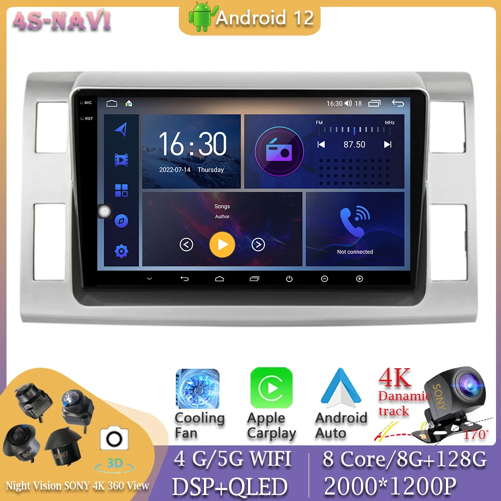 360 Camera Head Unit Android 12 Video Player For Toyota Previa 3 III XR50 Estima 2006 - 2019 Car Radio Multimedia GPS Navigation
360 Camera Head Unit Android 12 Video Player For Toyota Previa 3 III XR50 Estima 2006 - 2019 Car Radio Multimedia GPS Navigation