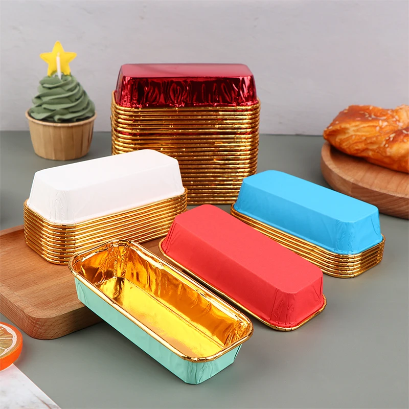 50Pcs Rectangular Cake Cup Aluminum Foil Crimping Baking Cups Heat Resistant Cupcake Liner Molds Dessert Cake Box Cup
50Pcs Rectangular Cake Cup Aluminum Foil Crimping Baking Cups Heat Resistant Cupcake Liner Molds Dessert Cake Box Cup
