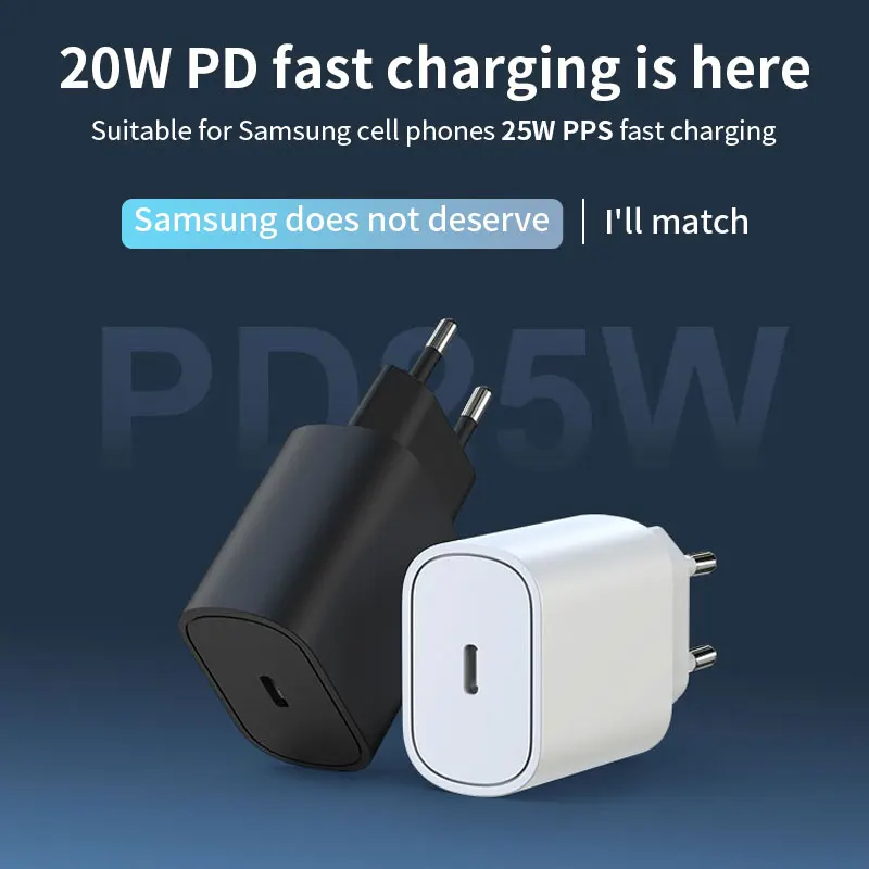 25W Super Fast Charger for Apple iPhone 13 12 11 Pro iPad Mini Samsung S20 Quick Charge Adapter US/EU Plug Smart Phone Fast Char
25W Super Fast Charger for Apple iPhone 13 12 11 Pro iPad Mini Samsung S20 Quick Charge Adapter US/EU Plug Smart Phone Fast Char