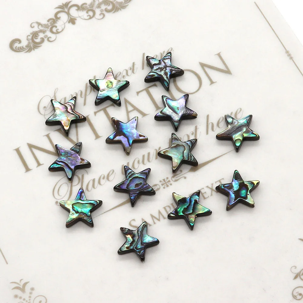 5pcs Classic Pentagram Abalone Beads Natural Shell Fashion Ladies Jewelry DIY Necklace Bracelet Earring Accessories 10-12mm
5pcs Classic Pentagram Abalone Beads Natural Shell Fashion Ladies Jewelry DIY Necklace Bracelet Earring Accessories 10-12mm