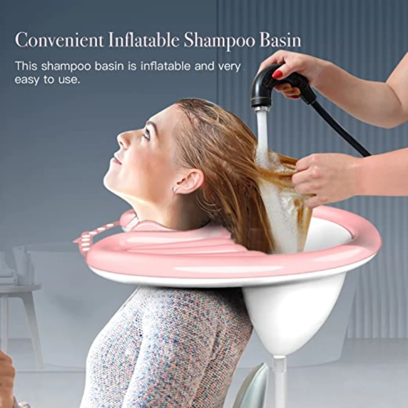 Inflatable Shampoo Basin - Lightweight and Portable Shampoo Bowl with Air Pump and Drainage Hair Lightweight Hair Washing Sink
Inflatable Shampoo Basin - Lightweight and Portable Shampoo Bowl with Air Pump and Drainage Hair Lightweight Hair Washing Sink