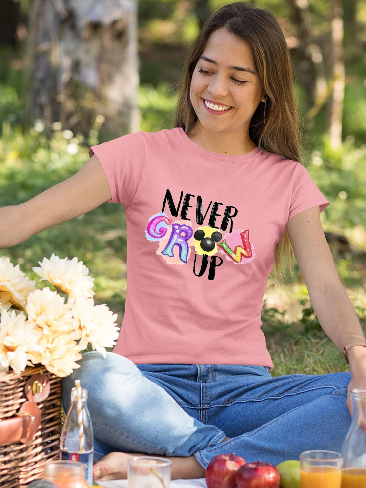 Disney T Shirts Mickey Mouse Never Grow Up Ropa Tumblr Mujer Girl Power T-Shirt 2022 New Summer 90s Harajuku Streetwear Dropship
Disney T Shirts Mickey Mouse Never Grow Up Ropa Tumblr Mujer Girl Power T-Shirt 2022 New Summer 90s Harajuku Streetwear Dropship