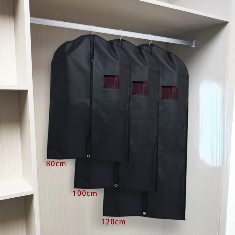 3Pcs Black Garment Bag Covers Hanging Suit Bag Covers Full Zipper with Clear Window Suit Dress Clothes Travel Bags
3Pcs Black Garment Bag Covers Hanging Suit Bag Covers Full Zipper with Clear Window Suit Dress Clothes Travel Bags