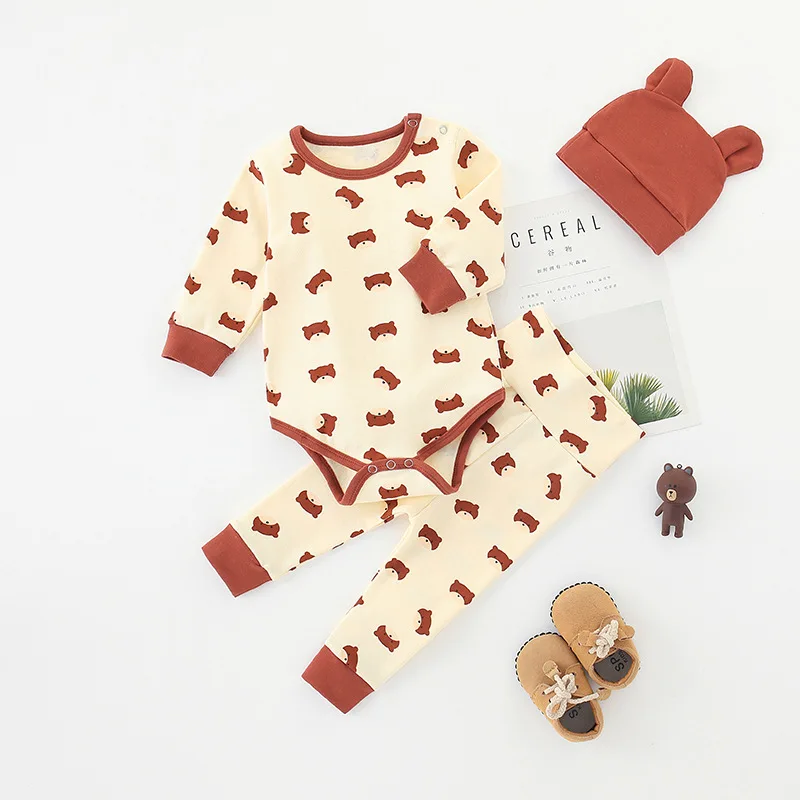 2022 весенний пижамный комплект для маленьких мальчиков; Одежда для сна; Боди для маленьких девочек; Комплект с медведем
2022 весенний пижамный комплект для маленьких мальчиков; Одежда для сна; Боди для маленьких девочек; Комплект с медведем