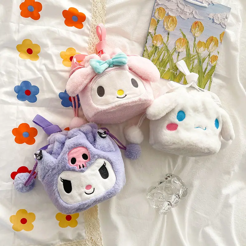 Cute Cinnamoroll Babycinnamoroll Melody Messenger Bag Plush Girl Heart Cartoon Small Bucket Bags
Cute Cinnamoroll Babycinnamoroll Melody Messenger Bag Plush Girl Heart Cartoon Small Bucket Bags