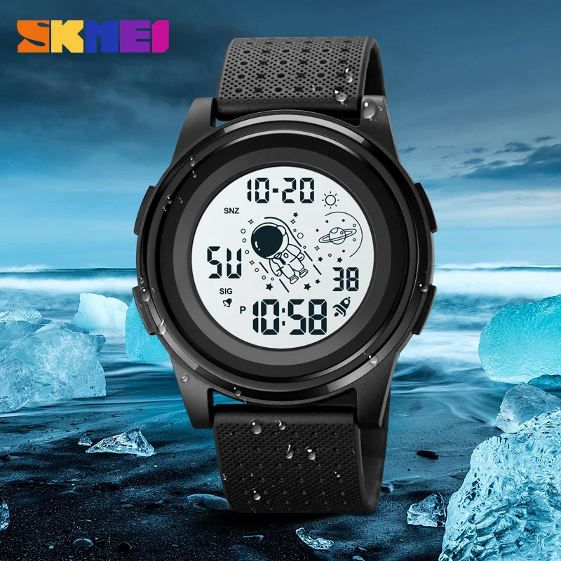 

SKMEI Japan Digital movement Watch Mens Stopwatch Countdown LED Light 5Bar Waterproof Wristwatches Date Clock reloj hombre 1883