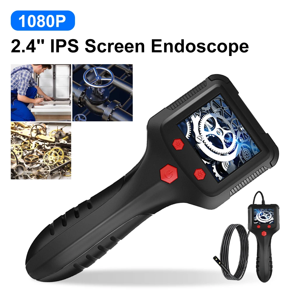 2.4 Inch IPS Screen Industrial Endoscope Camera HD Inspection Camera With Rigid Cable Waterproof Pipe Sewer Inspection Borescope
2.4 Inch IPS Screen Industrial Endoscope Camera HD Inspection Camera With Rigid Cable Waterproof Pipe Sewer Inspection Borescope
