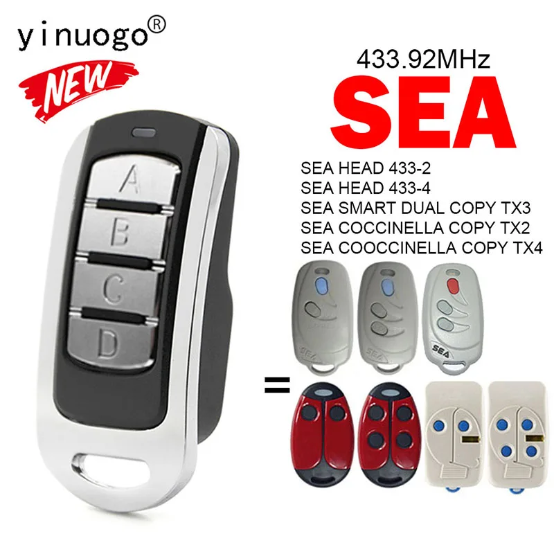 SEA HEAD 433-2 433-4 SMART DUAL COCCINELLA COOCCINELLA COPY TX3 TX2 TX4 Garage Door Remote Control 433.92MHz Garage Door Opener
SEA HEAD 433-2 433-4 SMART DUAL COCCINELLA COOCCINELLA COPY TX3 TX2 TX4 Garage Door Remote Control 433.92MHz Garage Door Opener