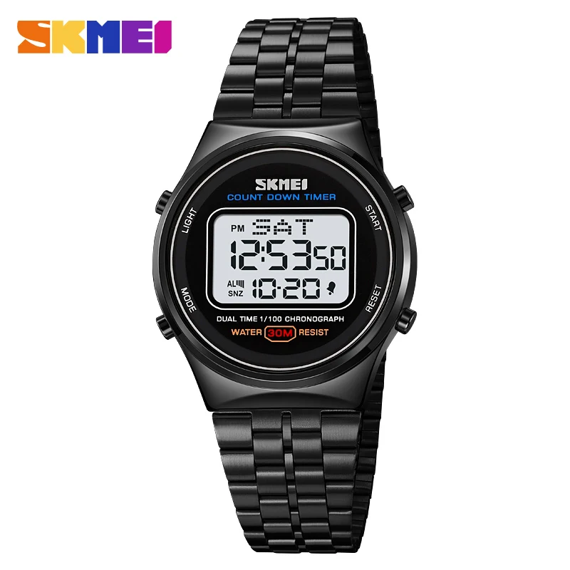

SKMEI Fashion Digital movement Countdown Men Clock Women Watches Back Light Display Chrono Waterproof Wristwatch reloj hombre