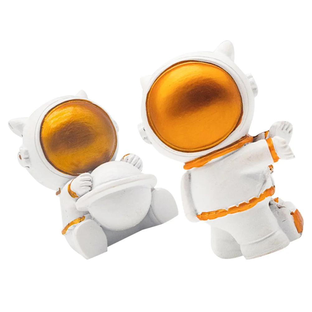 2 Pcs Astronaut Decorative Statue Decor Home Astronaut Figurine Model Mini Toys Ornaments Resin Spaceman Model
2 Pcs Astronaut Decorative Statue Decor Home Astronaut Figurine Model Mini Toys Ornaments Resin Spaceman Model
