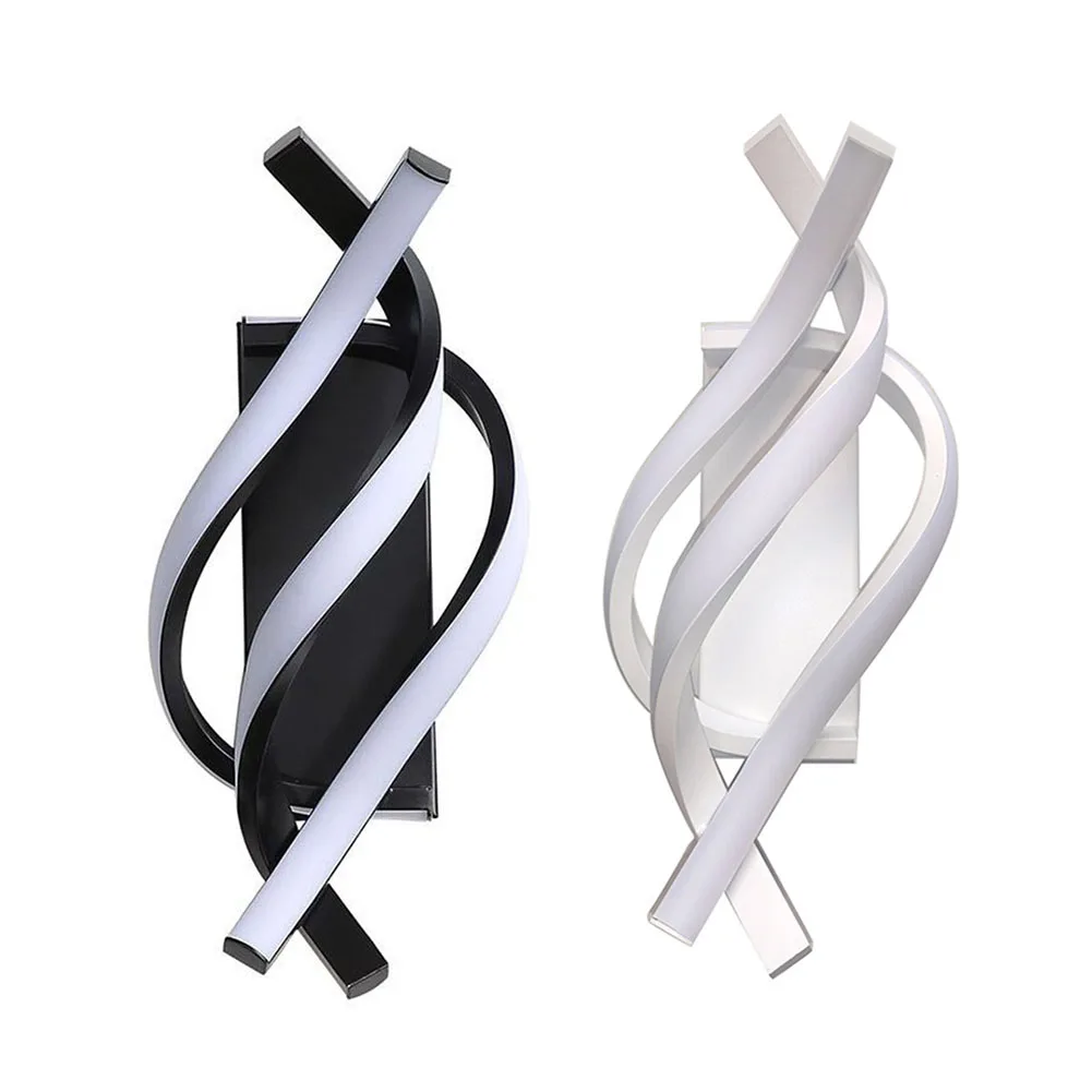 Bedroom Night Light 18W Spiral LED Wall Lamp Curved Design Living Room Background Light 3000K Minimalist for Bedroom Living Room
Bedroom Night Light 18W Spiral LED Wall Lamp Curved Design Living Room Background Light 3000K Minimalist for Bedroom Living Room