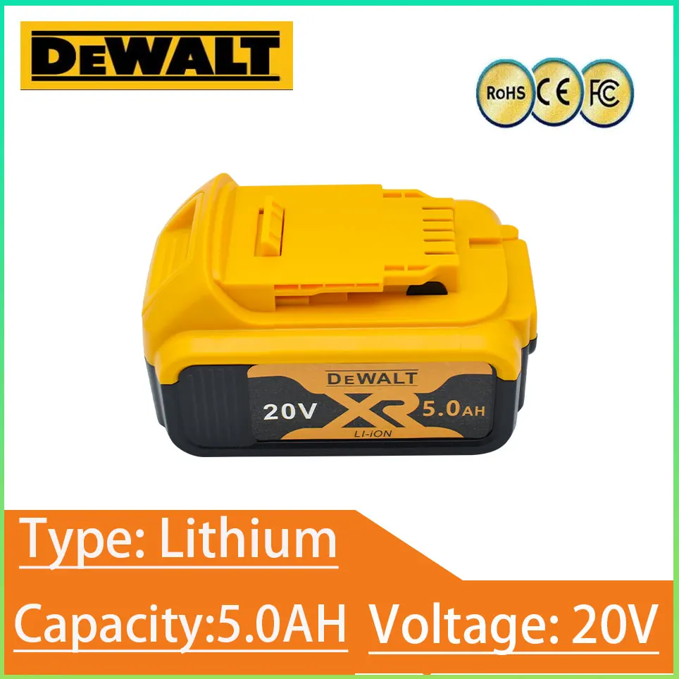 DeWalt 20V 5.0AH 6.0AH rechargeable lithium-ion battery flat push electric tool replaceable DCB180 DCB182 DCB201 DCB200 DCB204-2
DeWalt 20V 5.0AH 6.0AH rechargeable lithium-ion battery flat push electric tool replaceable DCB180 DCB182 DCB201 DCB200 DCB204-2