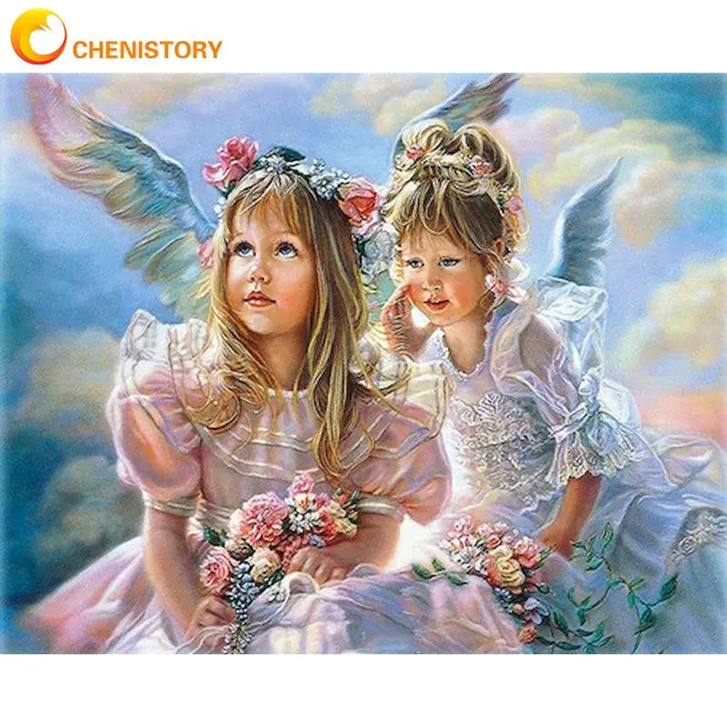 CHENISTORY 5d Diy Diamond Painting Angel Girl Full Square/Round Diamond Embroidery Mosaic Portrait Home Decoration
CHENISTORY 5d Diy Diamond Painting Angel Girl Full Square/Round Diamond Embroidery Mosaic Portrait Home Decoration