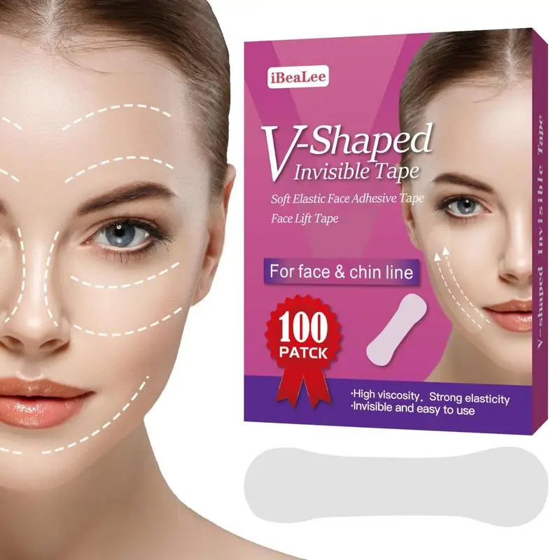 100Pcs Instant Invisible Face Stickers Neck Eye Double Chin Lift V Shape Refill Tapes Thin Makeup Facelifting Face Lift Patch
100Pcs Instant Invisible Face Stickers Neck Eye Double Chin Lift V Shape Refill Tapes Thin Makeup Facelifting Face Lift Patch