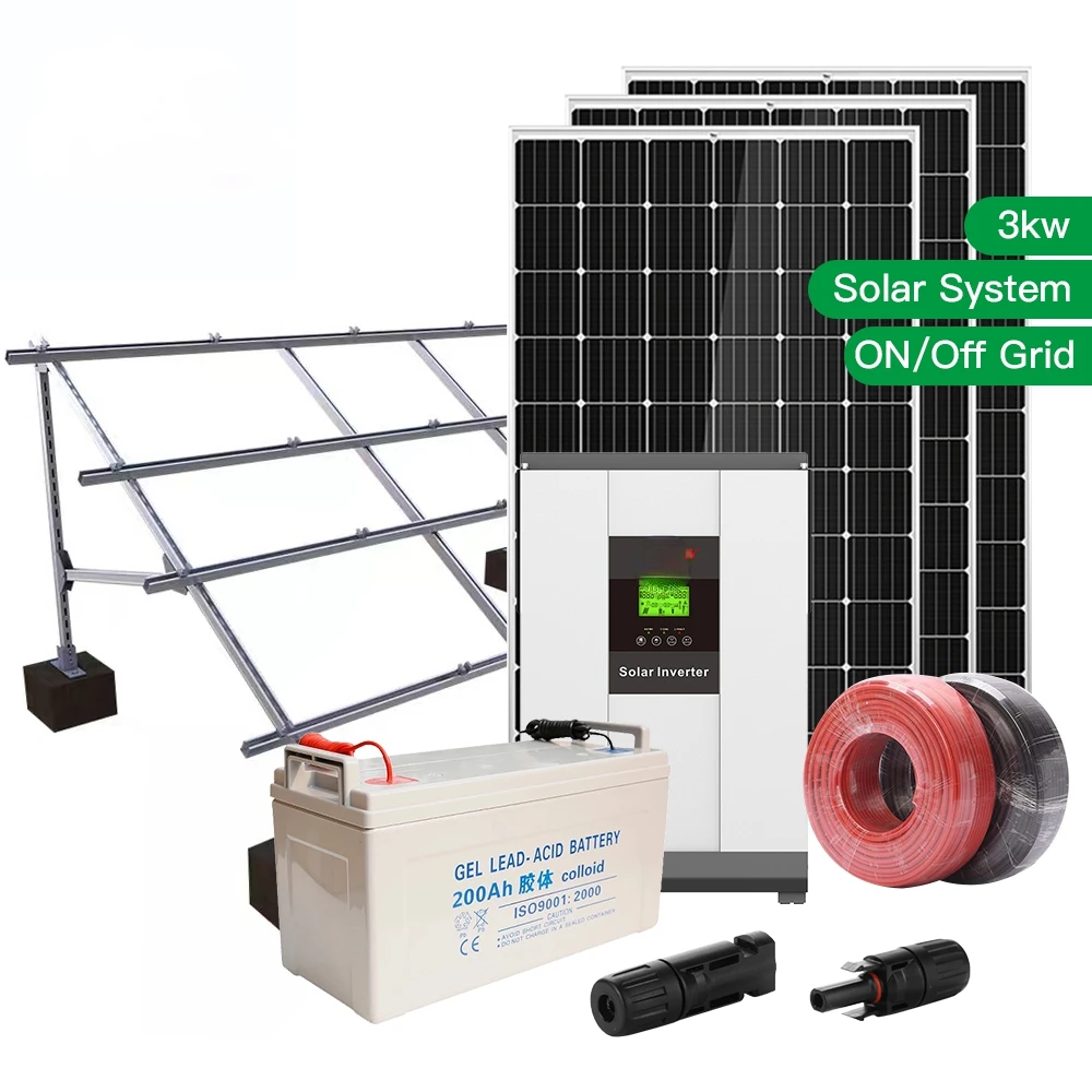 A complete set of photovoltaic power generation system, 3KW 5KW 10KW 15KW solar energy system soalr panel sysetm
A complete set of photovoltaic power generation system, 3KW 5KW 10KW 15KW solar energy system soalr panel sysetm