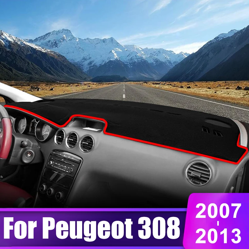 

For Peugeot 308 308SW 308GTI T7 2007 2008 2009 2010 2011 2012 2013 Car Dashboard Sun Shade Cover Mat Pad Accessories