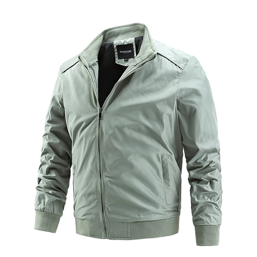 Mens Autumn Windbreaker Long Sleeve Zip-Up Pocket Jacket Cargo Casual Work Coats Coat Loose Top Slim Baseball Men's Jacket
Mens Autumn Windbreaker Long Sleeve Zip-Up Pocket Jacket Cargo Casual Work Coats Coat Loose Top Slim Baseball Men's Jacket