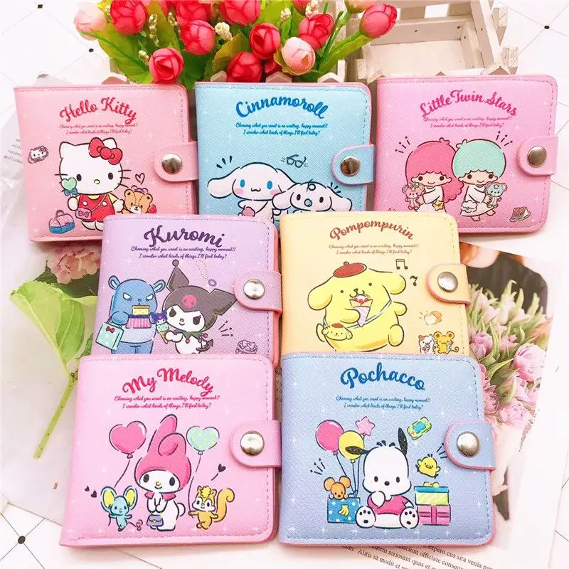 Sanrios Kawaii Hello Kittys Kuromi Cinnamoroll Coin Bag Wallet Cartoon Anime My Melody Pompompurin Pochacco Girl Printing Wallet
Sanrios Kawaii Hello Kittys Kuromi Cinnamoroll Coin Bag Wallet Cartoon Anime My Melody Pompompurin Pochacco Girl Printing Wallet