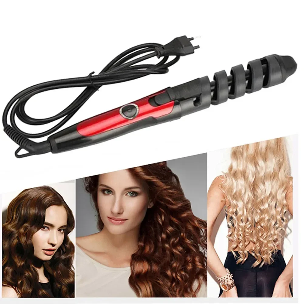Hair Curler Roller Magic Spiral Curling Iron Fast Heating Curling Wand Hair Styler Pro Styling Tool 
Hair Curler Roller Magic Spiral Curling Iron Fast Heating Curling Wand Hair Styler Pro Styling Tool