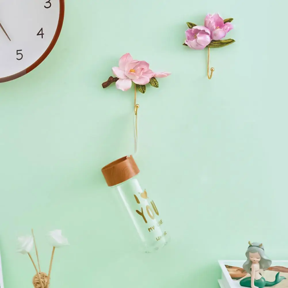 Clothes Hook Wall-mounted Non-slip Resin Creative Rose Flower Design Key Hook for Hallway
Clothes Hook Wall-mounted Non-slip Resin Creative Rose Flower Design Key Hook for Hallway