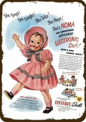 1p, 1930 EFFANBEE NOMA Vintage-Look-Edge *** ДЕКОРАТИВНАЯ РЕПЛИКА МЕТАЛЛИЧЕСКАЯ ЗНАКА ***
1p, 1930 EFFANBEE NOMA Vintage-Look-Edge *** ДЕКОРАТИВНАЯ РЕПЛИКА МЕТАЛЛИЧЕСКАЯ ЗНАКА ***