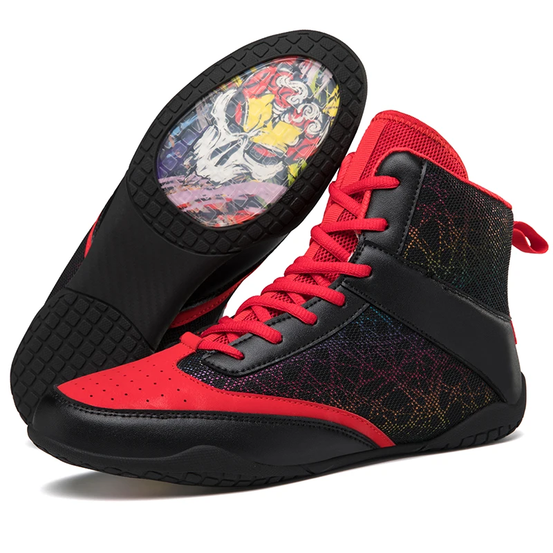 Men Women Professional Boxing Wrestling Fighting Boots Mesh Breathable Wearable Sneakers Big Boys Training Boxing Shoes
Men Women Professional Boxing Wrestling Fighting Boots Mesh Breathable Wearable Sneakers Big Boys Training Boxing Shoes