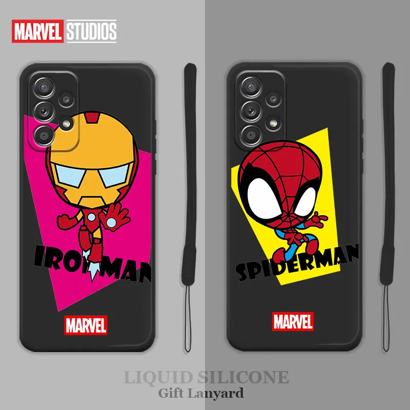 Liquid Cover Case for Samsung Galaxy A52 A12 A51 A32 A71 4G 5G A21s Protection Phone Soft Marvel Colors Spiderman Ironman
Liquid Cover Case for Samsung Galaxy A52 A12 A51 A32 A71 4G 5G A21s Protection Phone Soft Marvel Colors Spiderman Ironman